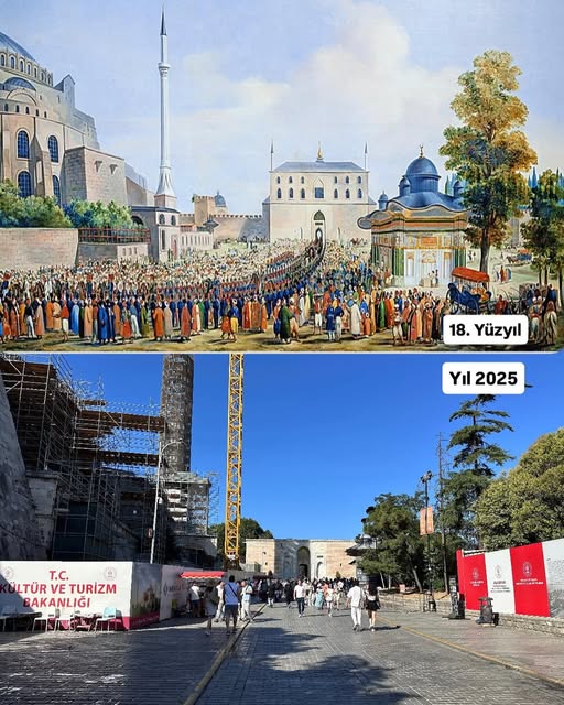 Bab ı Hümayun Kapısının 200 Yıllık Değişimi İstanbul’un tarihi simgelerinden