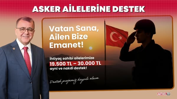 Altıeylül Belediyesi, ilçede ikamet eden ve maddi zorluk çeken asker