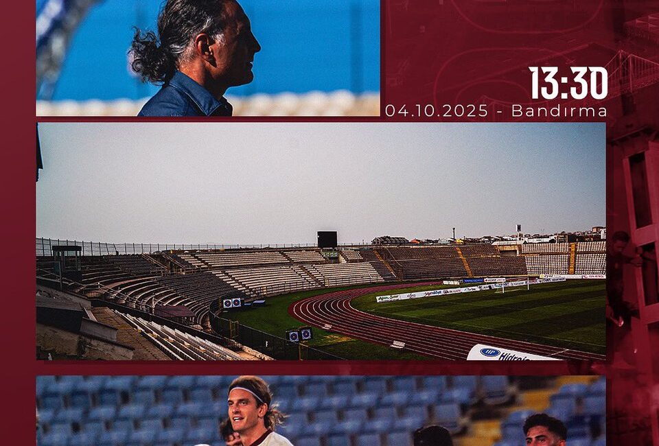 Bandırmaspor, Spor Toto 1. Lig’in 8. haftasında sahasında Ümraniyespor’u konuk