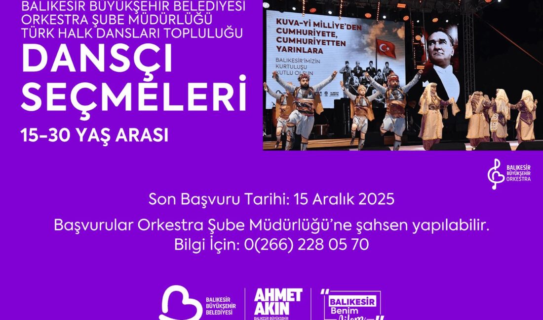 Balıkesir Büyükşehir Belediyesi Orkestra Şube Müdürlüğü, Türk Halk Dansları Topluluğu