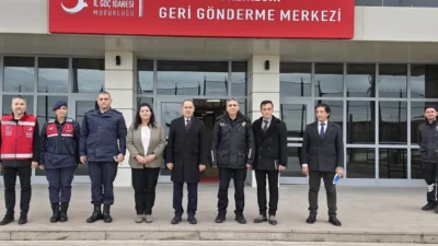 Bandırma Kaymakamı Engin Aksakal, ilçe protokolü ile Balıkesir Geri Gönderme