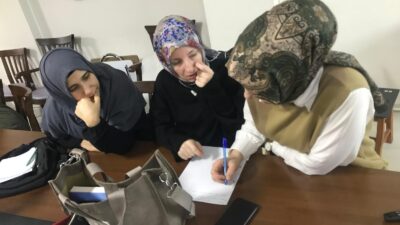 Bandırma Ahmet Obalı Anaokulu velileri, Modüler Aile Eğitim Programı kapsamında