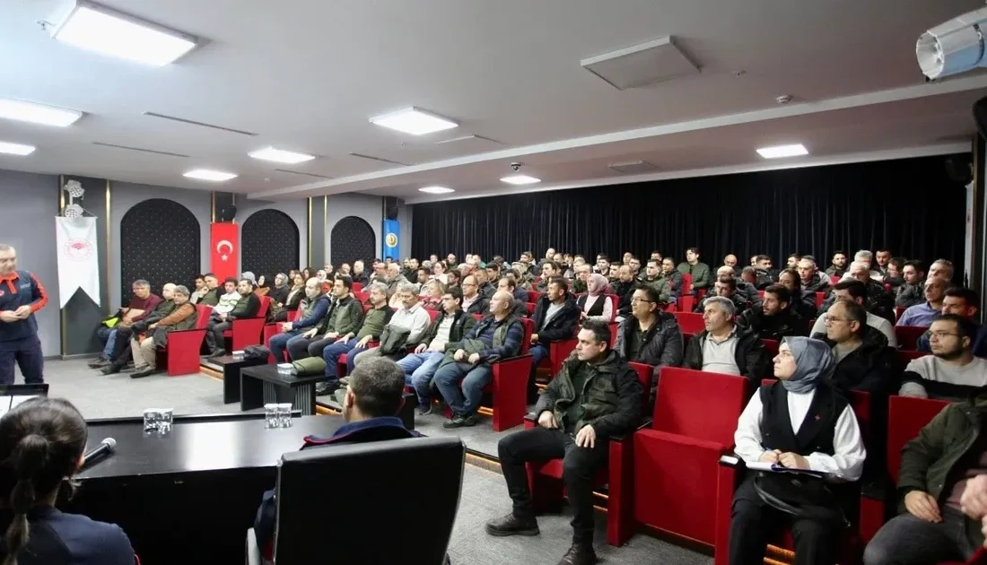 Balıkesir’de orman teşkilatı personeline yönelik afet ve acil durum eğitimi