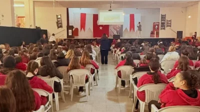 Deprem farkındalığını artırmak için Hafsa Sultan Kız Mesleki ve Teknik