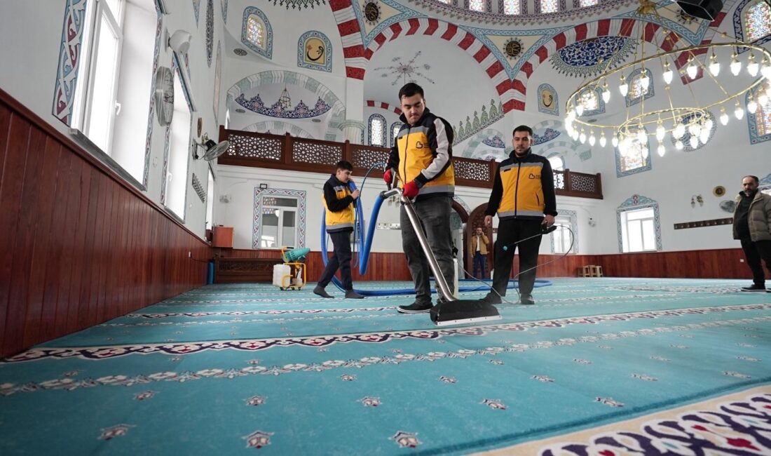 Ramazan ayında vatandaşların sağlıklı, hijyenik ve ferah bir ortamda ibadetlerini