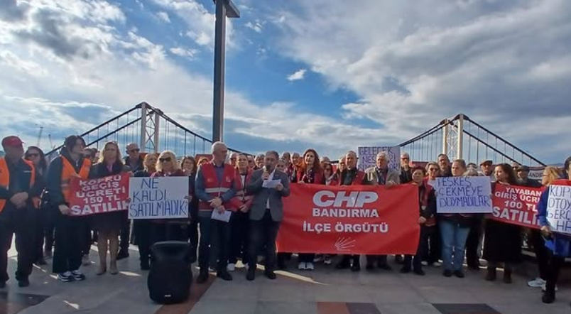Cumhuriyet Halk Partisi Bandırma İlçe Teşkilatı, köprü ve otoyolların satış