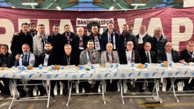 Bandırma'da, Bandırmaspor Taraftarlar Derneği'nin geleneksel Ramazan iftar yemeğine katılın! Birlikte