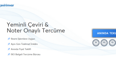 Belgelerin farklı dillere çevrilmesi, özellikle resmi kurumlara sunulacak evraklar söz
