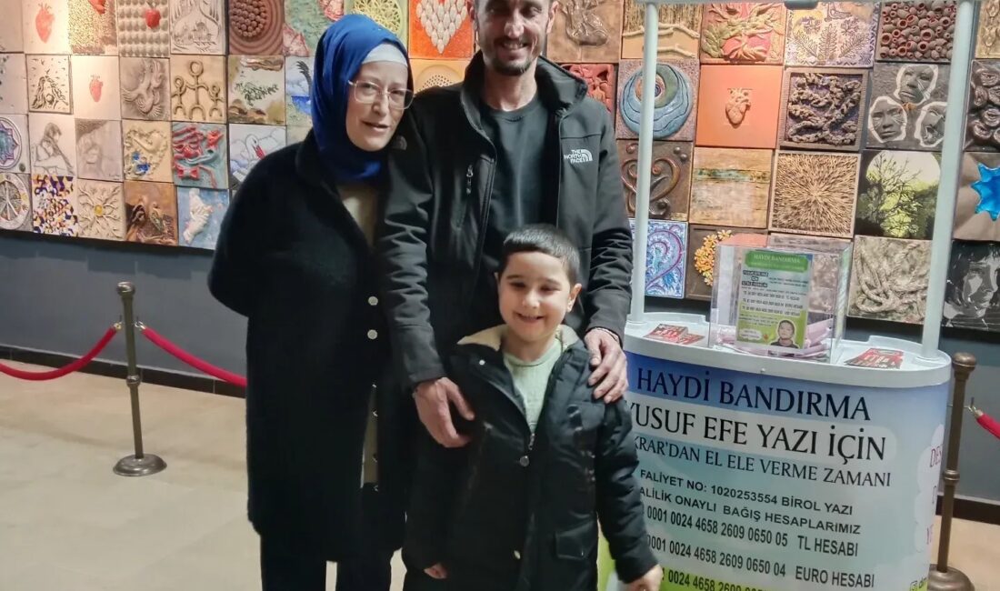 DMD kas hastalığıyla mücadele eden Bandırmalı minik Yusuf Efe için