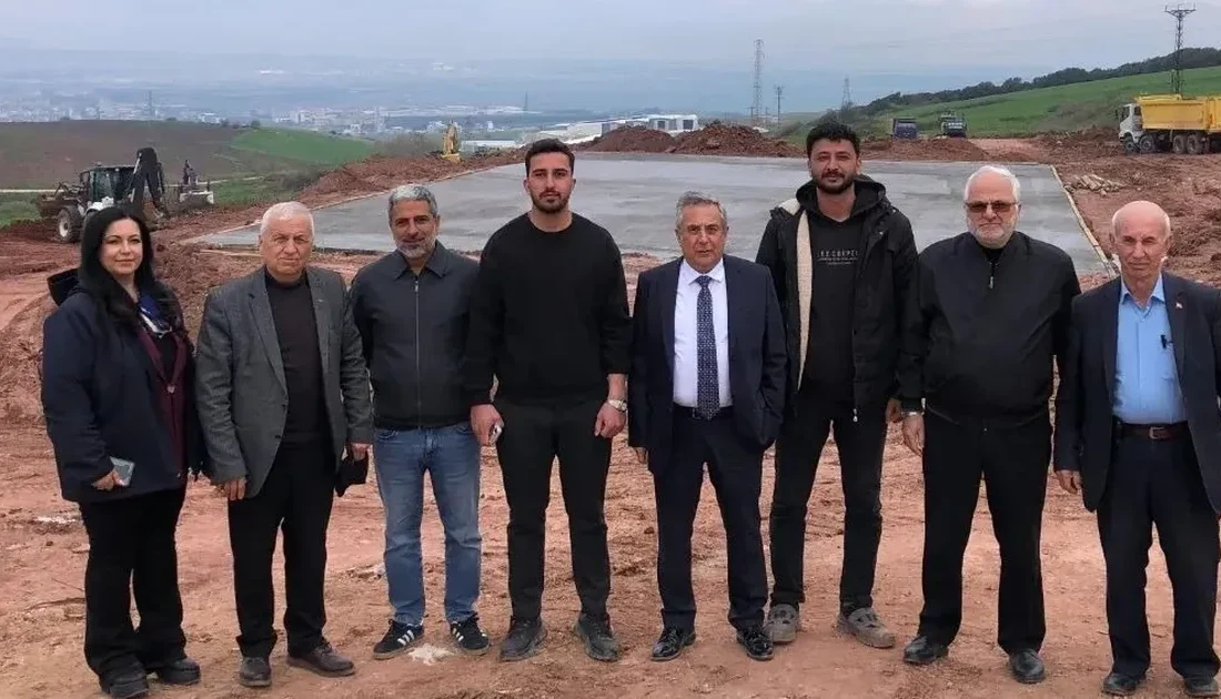 Bandırma'da TOKİ'nin Ayyıldız Mahallesi'nde inşa edeceği 462 konutluk projeye ilk