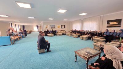 Bereketli Hafızlık Kız Kur’an Kursu'nda din görevlileri ve öğrencilerin buluştuğu