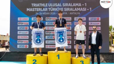 Bandırmalı sporcuların Triathle Milli Takım Seçme Müsabakaları'ndaki gurur veren başarılarını