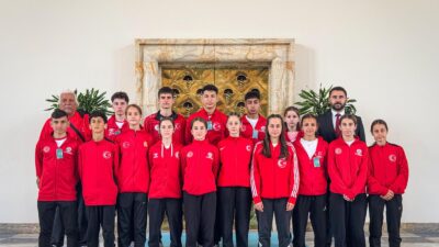 "Bandırmalı modern pentatlon sporcuları, Milletvekili Ali Taylan Öztaylan ile Gazi