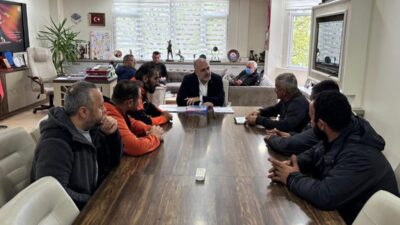 Marmara Adası Enduro Ekibi, Belediye Başkanı Aydın Dinçer'i ziyaret etti.