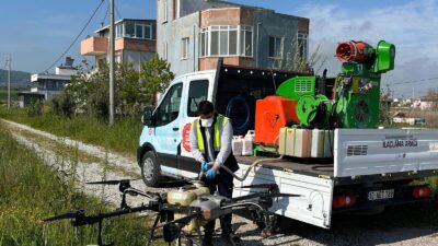 Balıkesir'de sivrisinek ve uçkunlarla mücadelemiz sürüyor. Sağlığınız için yaz boyu