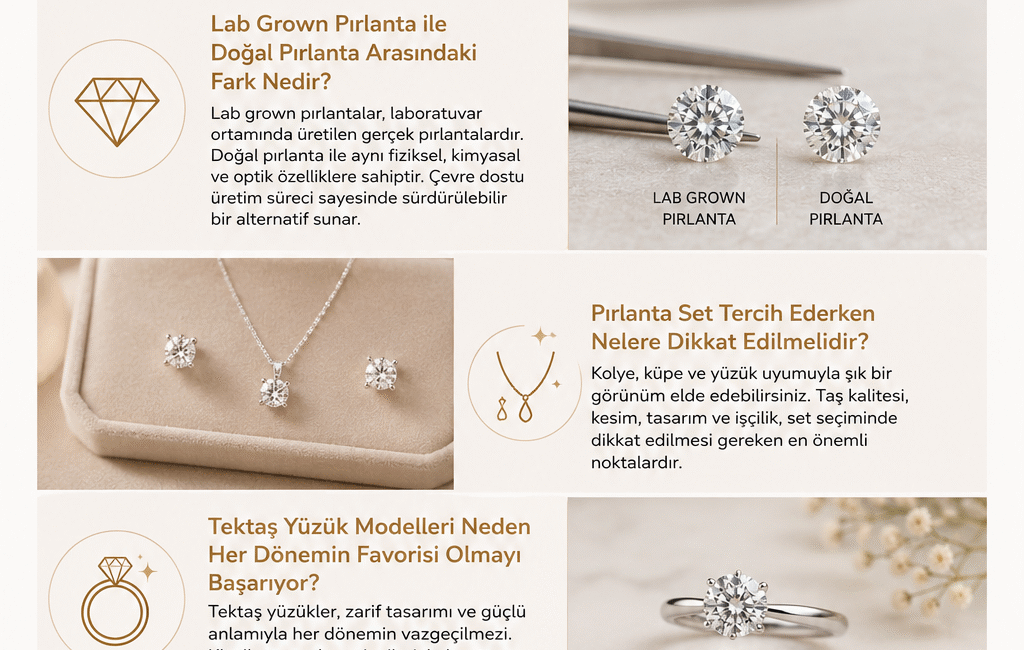 Mücevher dünyasında değişen trendler, hem estetik hem de sürdürülebilir seçenekleri