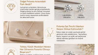 Mücevher dünyasında değişen trendler, hem estetik hem de sürdürülebilir seçenekleri