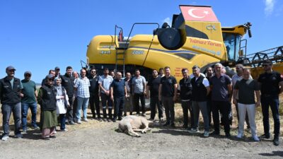Bandırma Koyunculuk Enstitüsü, bu yıl 5750 dekarlık alanda arpa hasadını