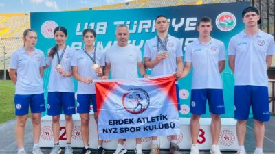 Erdek Atletik NYZ Spor Kulübü, İzmir'de düzenlenen U-18 Türkiye Atletizm