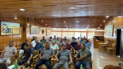 Gönen'de hububat hasadı başladı! Üreticiler, dane kaybı ve yangın riski