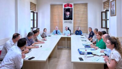 Bandırma'da Kaymakam Aksakal başkanlığındaki Afet Kurulu, afet riskleri ve tedbirleri