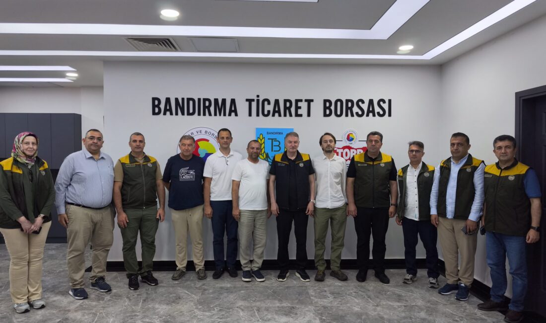 Ahmet Güldal, Bandırma Ticaret Borsası'nda sektör temsilcileriyle TMO çalışmaları ve