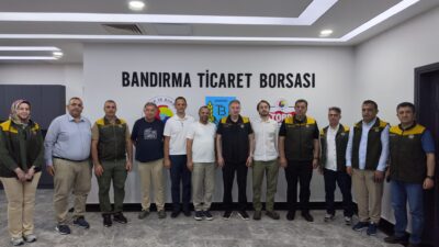 Ahmet Güldal, Bandırma Ticaret Borsası'nda sektör temsilcileriyle TMO çalışmaları ve