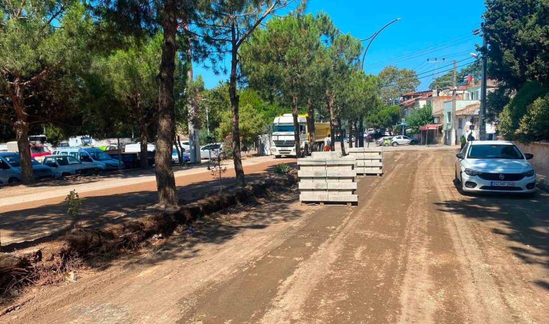Bandırma Belediyesi; Edincik, Yeni Mahalle ve Şirinçavuş'ta asfalt, parke ve