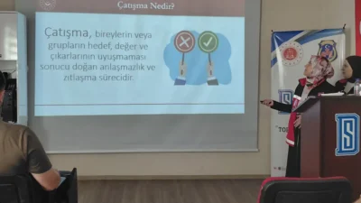 Psikolojik danışman, denetimli serbestlik yükümlülerine sağlıklı iletişim ve çatışma yönetimi