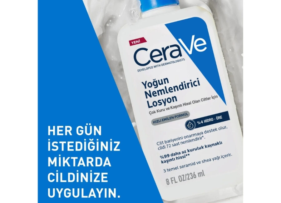 Cerave, cilt veya bakım rutini oluştururken ürün tipi, içerik uyumu