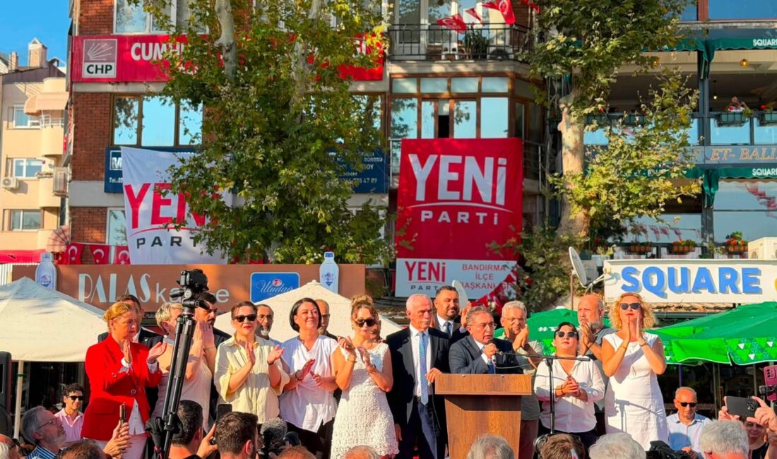Yeni Parti Bandırma İlçe Başkanlığı, birlik, demokrasi ve halk odaklı