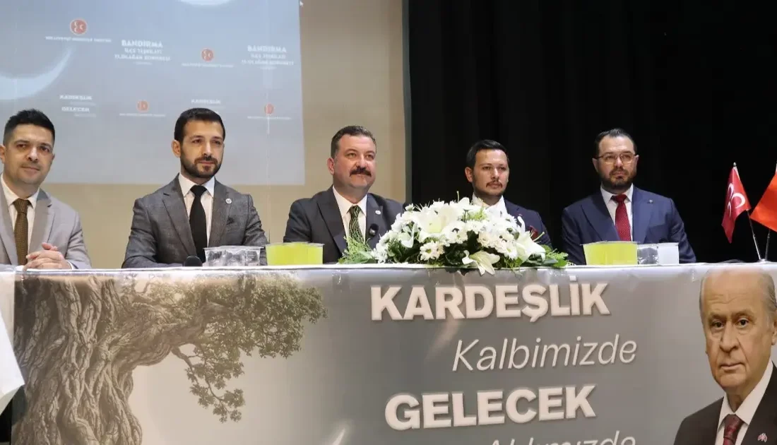 MHP Bandırma 15. Olağan Kongresi'nde Harun Algül yeni ilçe başkanı
