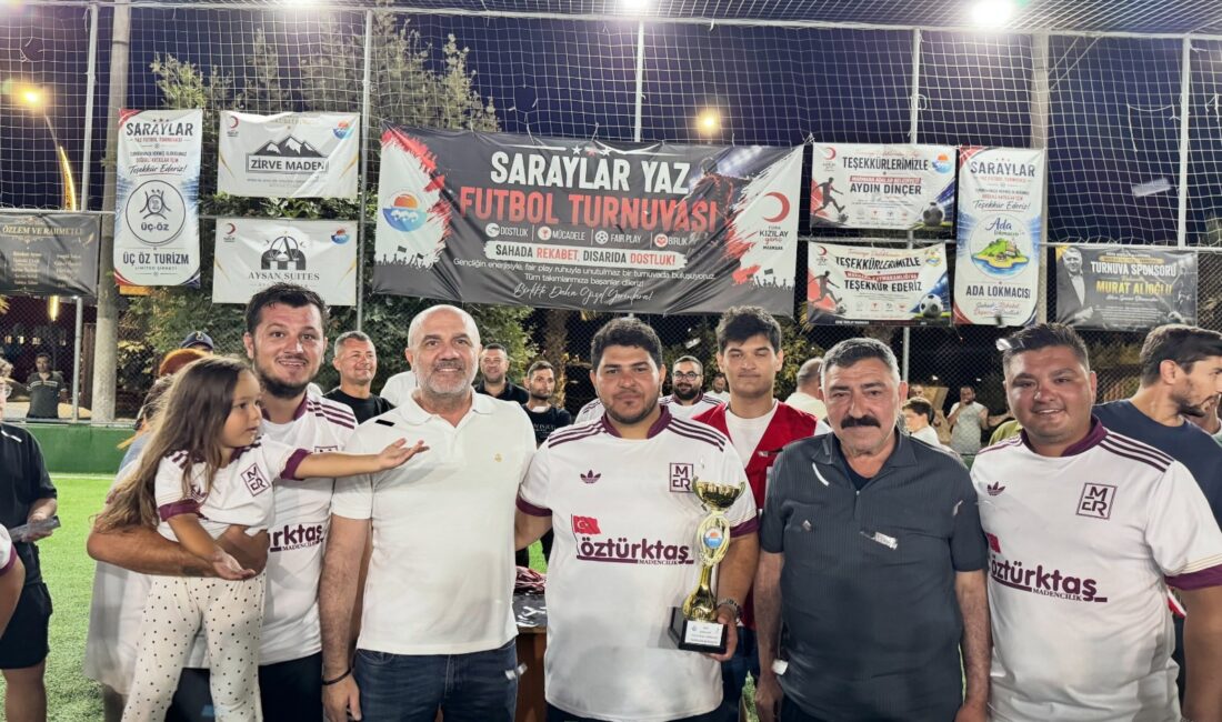 Saraylar Yaz Futbol Turnuvası'nda EMR Madencilik Spor zafere ulaştı! Başkan