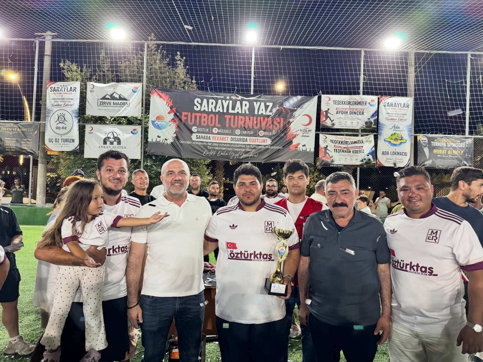 Saraylar Yaz Futbol Turnuvası'nda EMR Madencilik Spor zafere ulaştı! Başkan