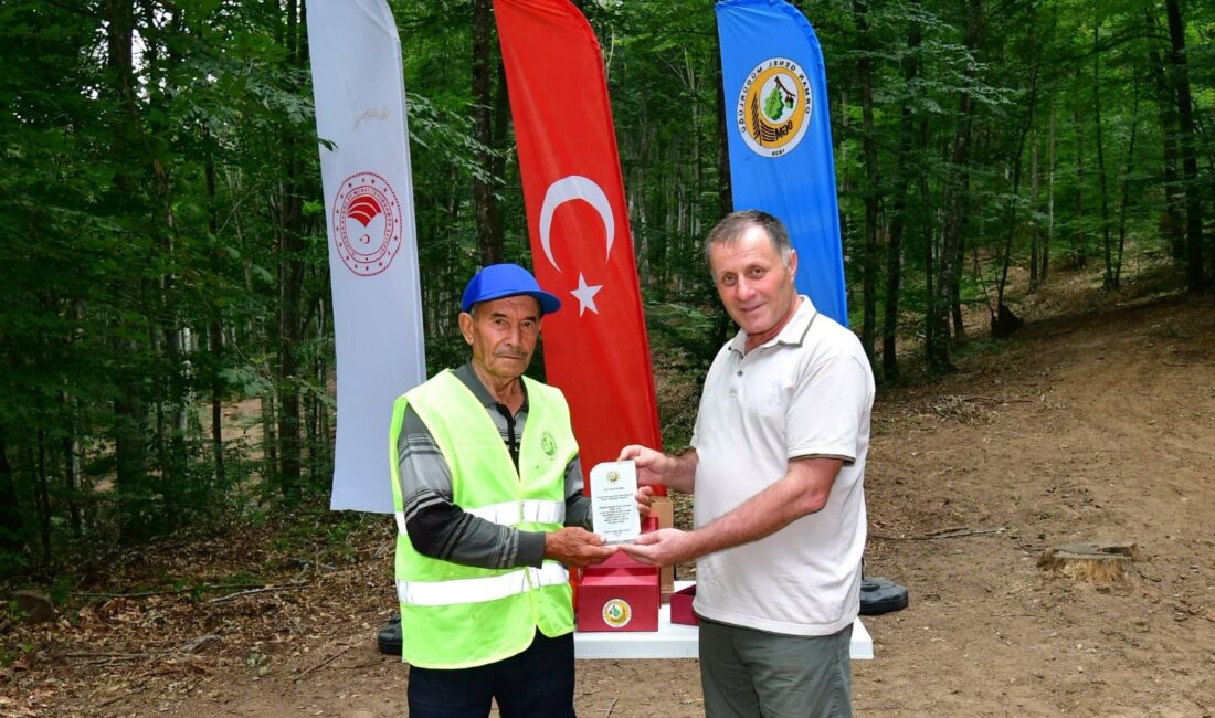 Kayın üretimi ve çam bakımı değerlendirildi. Bölge Müdürü Şen, çalışanları