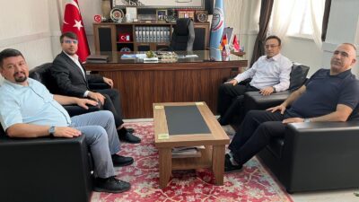UEDAŞ Bandırma, İlçe Milli Eğitim Müdürü Mutlu Aslan'ı ziyaret etti.