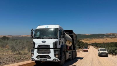 Balıkesir Büyükşehir Belediyesi, Gönen'de Havutça-Körpeağaç yolunu tamamladı. 2.500 metrelik yeni