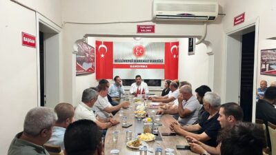 MHP Bandırma İlçe Başkanı Harun Algül liderliğindeki yönetim kurulu, aylık