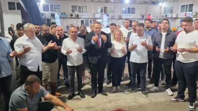Bandırma Balık Hali'nde yeni sezon ilk mezatla başladı! Palamut, sardalya