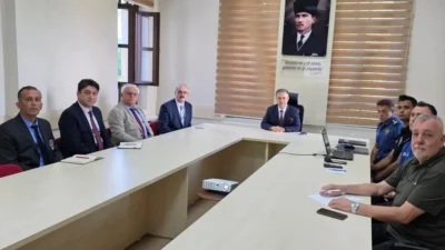Bandırma'daki spor müsabakaları öncesi güvenlik tedbirleri değerlendirildi. İlgili kurumlar ve