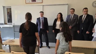 Bandırma Kaymakamı Recep Öztürk, 2026-2027 eğitim yılı uyum çalışmaları kapsamında