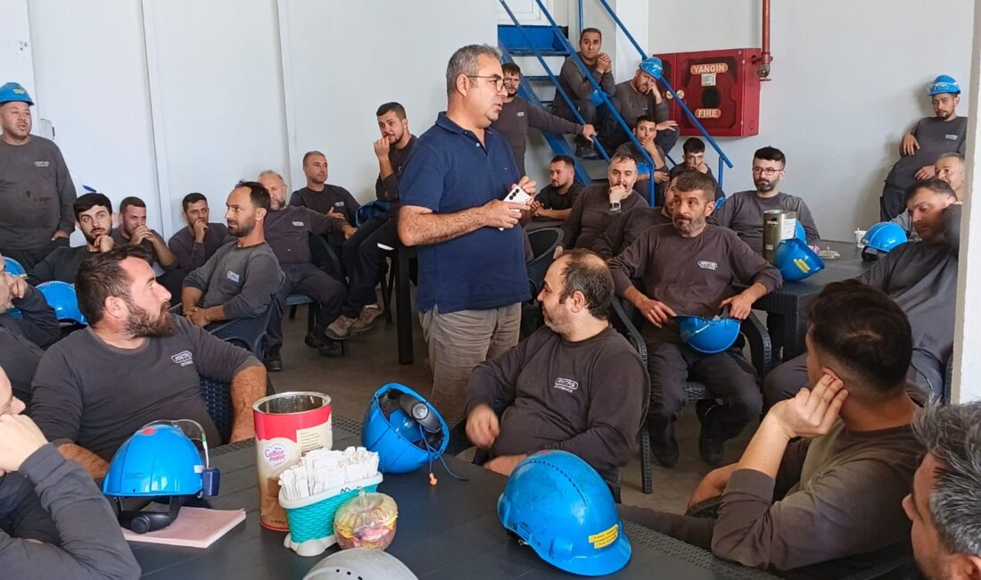 Birleşik Metal-İş Sendikası Bursa Şubesi, Arıtaş Kriyojenik Bandırma'da üyeleriyle buluştu.