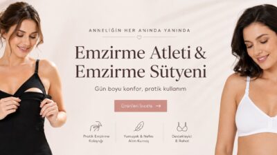 Emzirme atleti nedir? Emzirme erişimi sağlayan açılır kup, klips veya