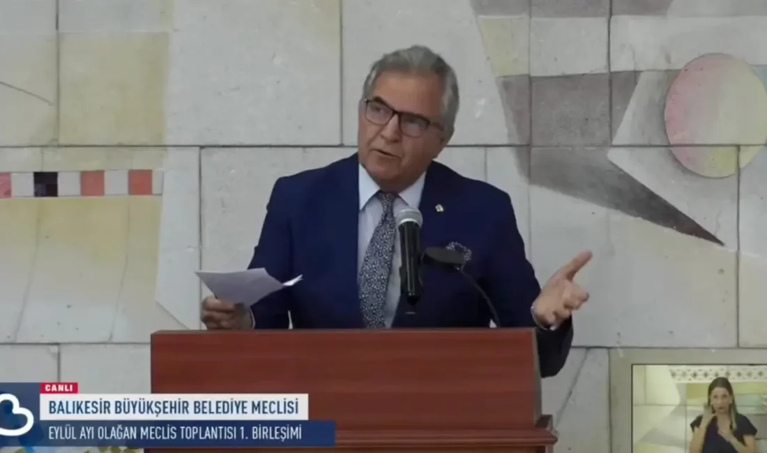 Bandırma Belediye Başkanı Mirza, Balıkesir Büyükşehir Meclisi'nde Bandırma'nın sorunlarını dile