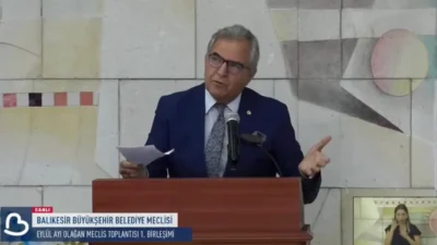 Bandırma Belediye Başkanı Mirza, Balıkesir Büyükşehir Meclisi'nde Bandırma'nın sorunlarını dile
