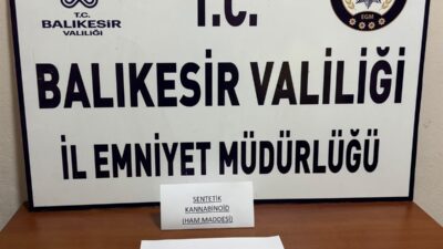 Balıkesir Manyas'ta Emniyet'ten uyuşturucuya büyük darbe! Pazartesi durdurulan araçta 8,32