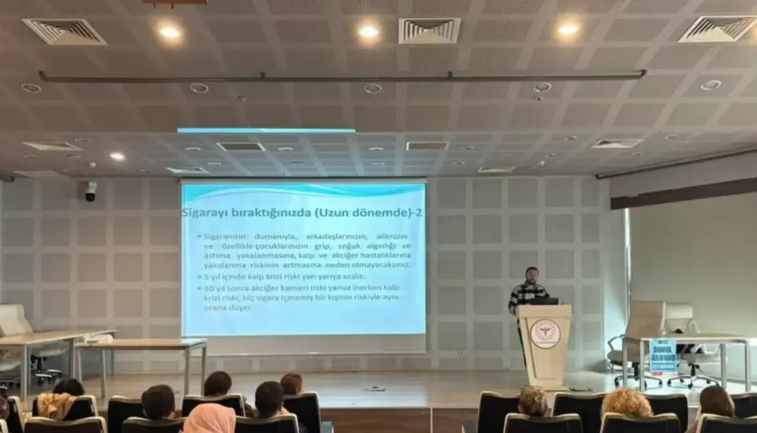 Balıkesir'deki seminerde tütün bağımlılığının sağlık etkileri ve sigarayı bırakma yöntemleri