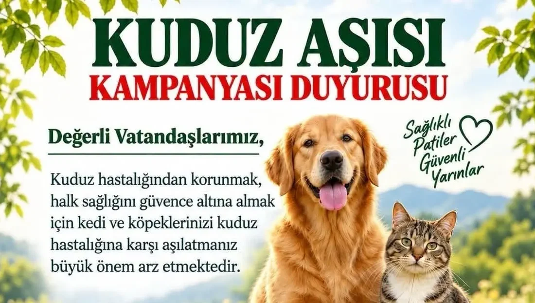 Balıkesir Tarım ve Orman Müdürlüğü'nden kuduz aşısı çağrısı! Kedi ve