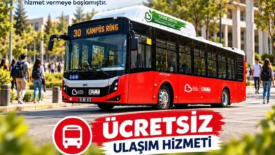Bandırma Onyedi Eylül Üniversitesi kampüs içi ulaşım artık çok daha