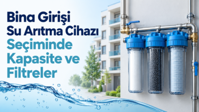 Girişe kurulacak filtreleme sisteminde kapasite, yalnız daire sayısına göre belirlenmez.